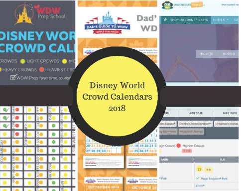 disney world crowd calendars 2018