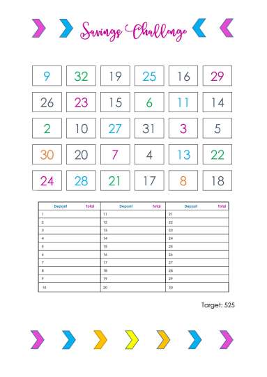 Savings Challenge